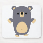 Big Blue Cartoon Bear Mousepad (Vorne)
