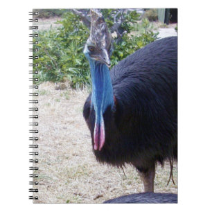 Big Blue Cassowary Bird, Notizblock