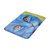 Big Blue Cat. Badematte (Schrägansicht)