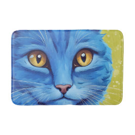Big Blue Cat. Badematte