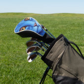 Big Blue Cat Golf Headcover (In SItu)
