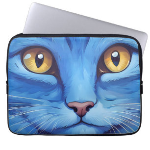 Big Blue Cat Laptopschutzhülle