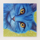 Big Blue Cat Puzzle (Horizontal)