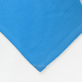 Big Blue Hearts Muster Liebe Valentinstag Fleecedecke (Ecke)