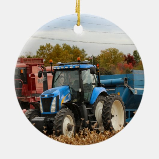 Big Blue Keramik Ornament (Hinten)