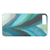 Big Blue Leaf I Case-Mate iPhone Hülle (Rückseite (Horizontal))