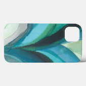 Big Blue Leaf I Case-Mate iPhone Hülle (Rückseite (Horizontal))