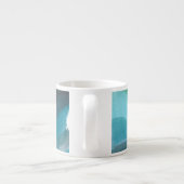 Big Blue Leaf I Espressotasse (Rückseite)