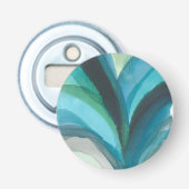 Big Blue Leaf I Flaschenöffner (Vorderseite)