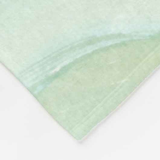 Big Blue Leaf I Fleecedecke (Ecke)