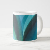 Big Blue Leaf I Jumbo-Tasse (Vorderseite Rechts)