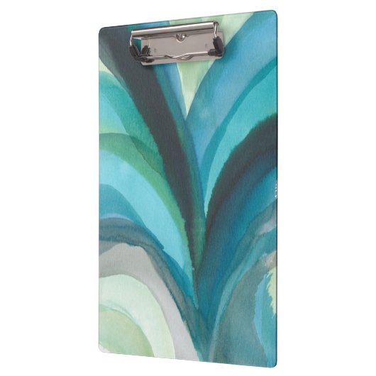 Big Blue Leaf I Klemmbrett (Links)