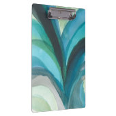 Big Blue Leaf I Klemmbrett (Rechts)