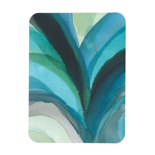 Big Blue Leaf I Magnet (Vertikal)