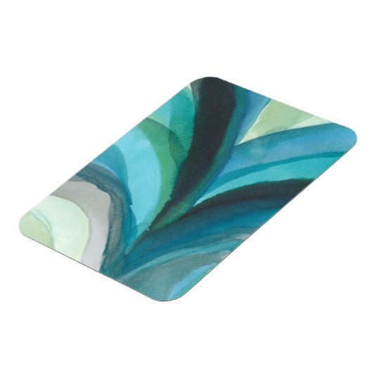 Big Blue Leaf I Magnet (Linke Seite)