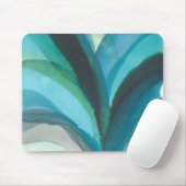 Big Blue Leaf I Mousepad (Mit Mouse)