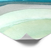 Big Blue Leaf I Poster (Ecke)