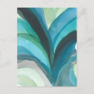 Big Blue Leaf I Postkarte