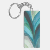 Big Blue Leaf I Schlüsselanhänger (Vorderseite links)