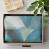 Big Blue Leaf I Seidenpapier (Geschenk)