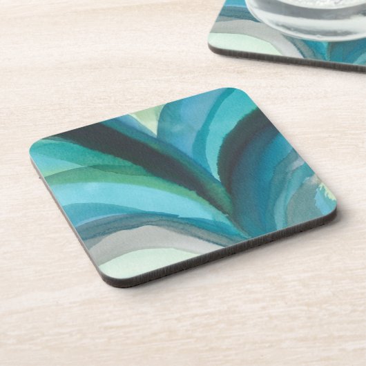 Big Blue Leaf I Untersetzer (Linke Seite)