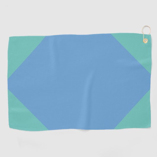 Big Blue Octagon Golf Handtuch (Horizontal)