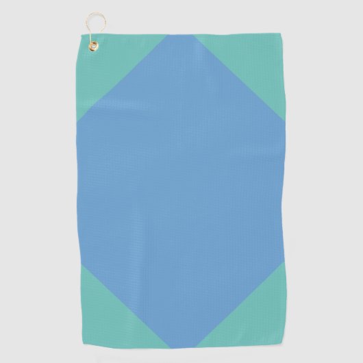 Big Blue Octagon Golf Handtuch (Vorderseite)