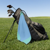 Big Blue Octagon Golf Handtuch (Gras)