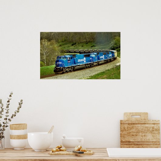 Big Blue Poster (Küche)