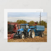 Big Blue Postkarte (Vorne/Hinten)