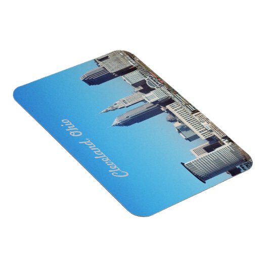 Big Blue Sky Cleveland OH Magnet (Rechte Seite)