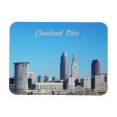 Big Blue Sky Cleveland OH Magnet (Horizontal)