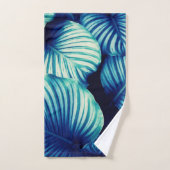 Big Blue Tropical Blätter Badezimmer Handtücher (Handtuch)