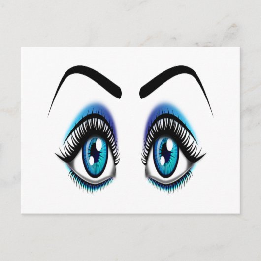 Big Blues Postkarte (Vorderseite)