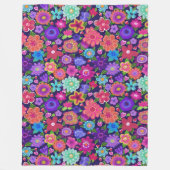 Big Blume Boho Beautiful Fleecedecke (Vorderseite)