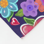 Big Blume Boho Beautiful Fleecedecke (Ecke)