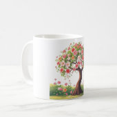 Big Blume Tree Classic Tasse (Vorderseite Links)