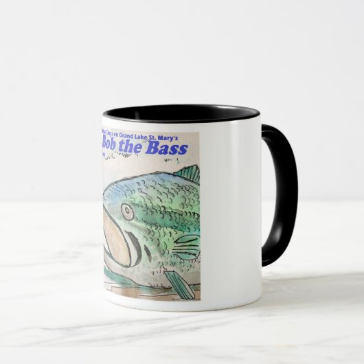 Big Bob The Bass - Kaffee/Tee Tasse, Celina, Ohio Tasse (VorderseiteRechts)