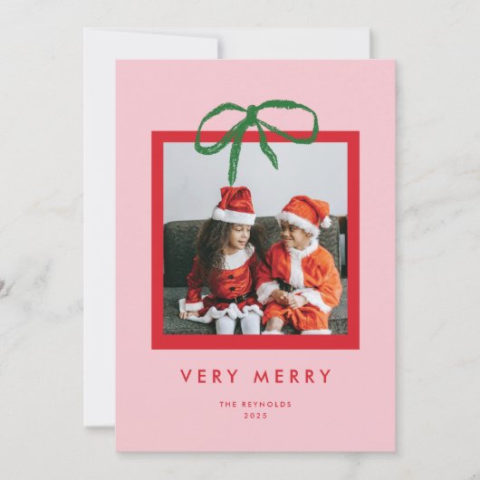 Big Bogen Feiertagskarte (Vorderseite)