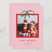 Big Bogen Feiertagskarte (Vorne/Hinten)