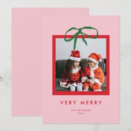 Big Bogen Feiertagskarte (Vorne/Hinten)