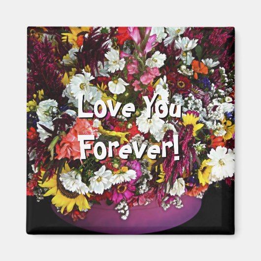 Big Bold Beautiful Square Magnet (Vorne)