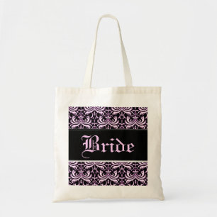 Big Bold Damask (Pink) (Hochzeit) Tragetasche