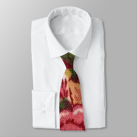 "Big Bold Floral" Trendy Moderne Männer Krawatte (Gebunden)