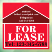 BIG BOLD FÜR benutzerdefiniertes Real Anwesen Fensteraufkleber (Blatt 3)