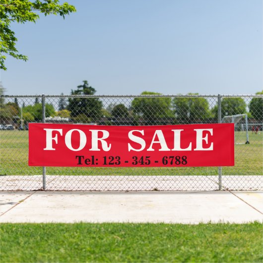 BIG BOLD FÜR VERKAUF BANNER SIGNAGE Real Anwesen S (Insitu)