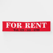 BIG BOLD FÜR VERMIETENDE SIGNALBANNER Real Anwesen Banner (Horizontal)