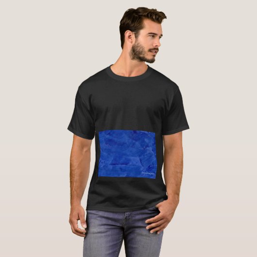 Big Bold Graphic Dark Blue Tshirt (Vorne ganz)