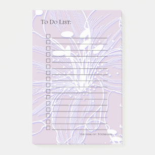 Big Bold Hibisken Blume wählen FARBE Post-it Klebezettel