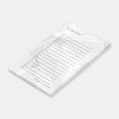 Big Bold Hollyhocks WÄHLEN FARBE Post-it Klebezettel (angewinkelt)